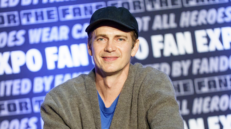 Hayden Christensen, smiling, 2003 photo