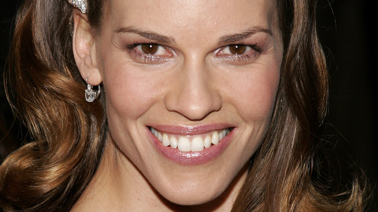 Hilary Swank smiling