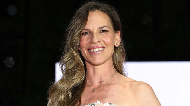 Hilary Swank smiling