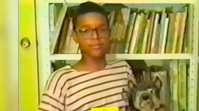 Craig Melvin as a teenage news reporter for WIS