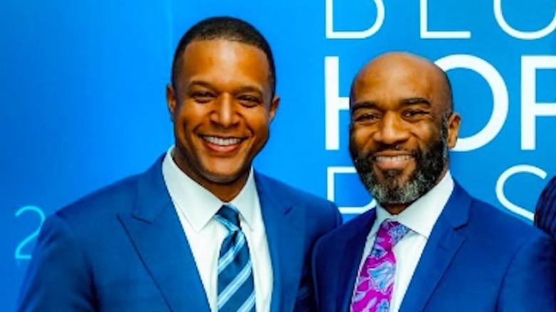 Craig Melvin with his late brother, Lawrence Melvin