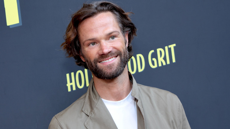 Jared Padalecki poses in a suit