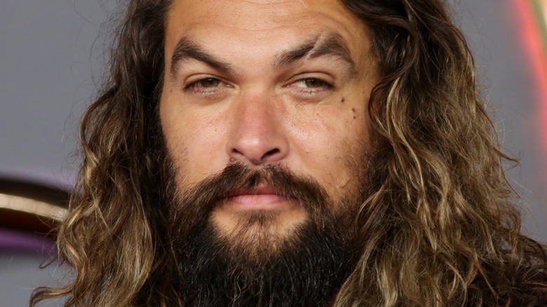 Jason Momoa on the red carpet