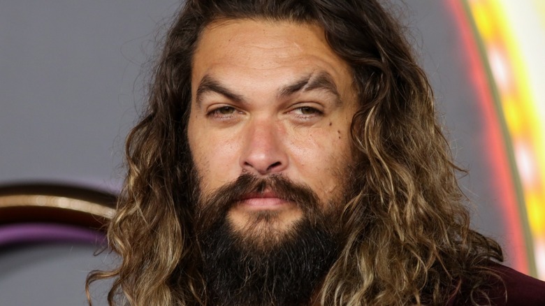 Jason Momoa on the red carpet