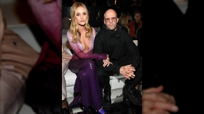 Rosie Huntington-Whiteley and Jason Statham looking glamorous