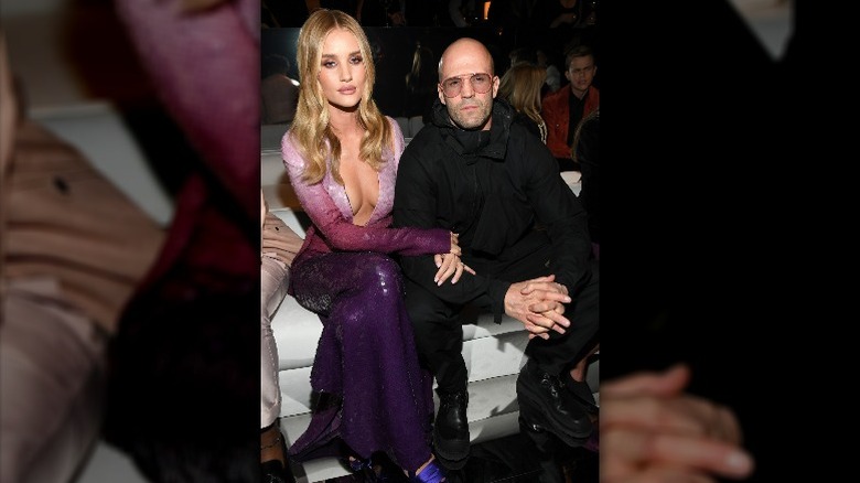 Rosie Huntington-Whiteley and Jason Statham looking glamorous
