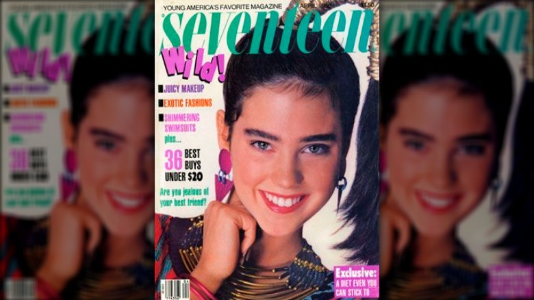 Jennifer Connelly covers Seventeen, smiling
