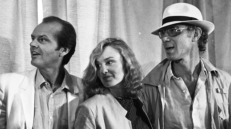 Jessica Lange and Jack Nicholson posing together