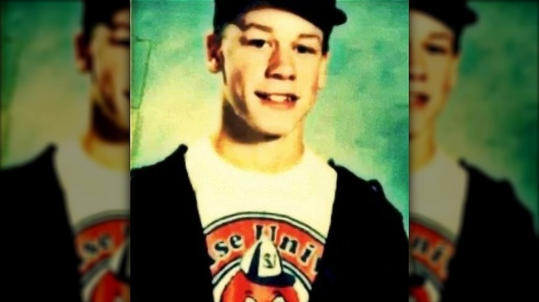 John Cena school yearbook photo