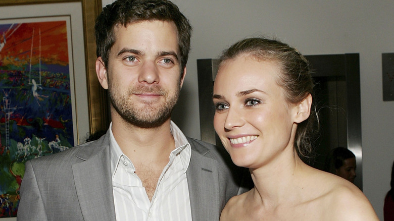 Joshua Jackson, Diane Kruger, both smiling