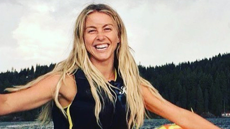 Julianne Hough wake-boarding