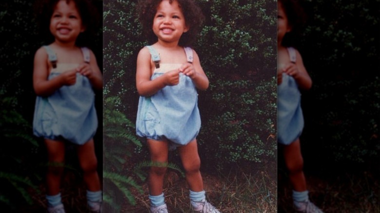 Jurnee Smollett as a toddler