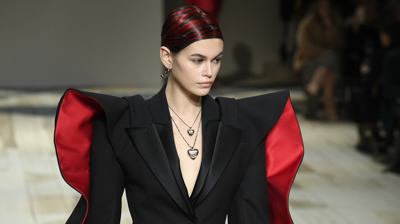 Kaia Gerber modeling 2020