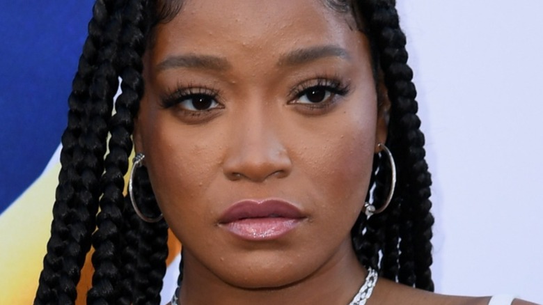 A closeup of Keke Palmer