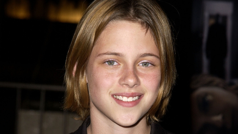 Young Kristen Stewart smiling