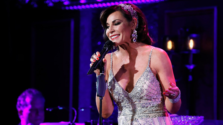 Luann de Lesseps performing cabaret