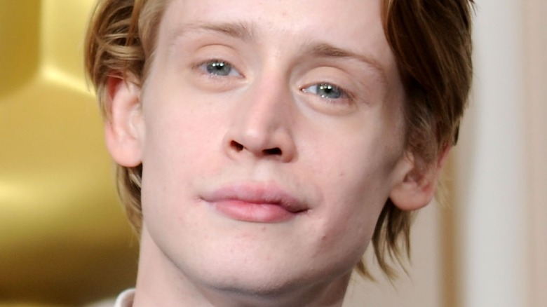 Macaulay Culkin half smile