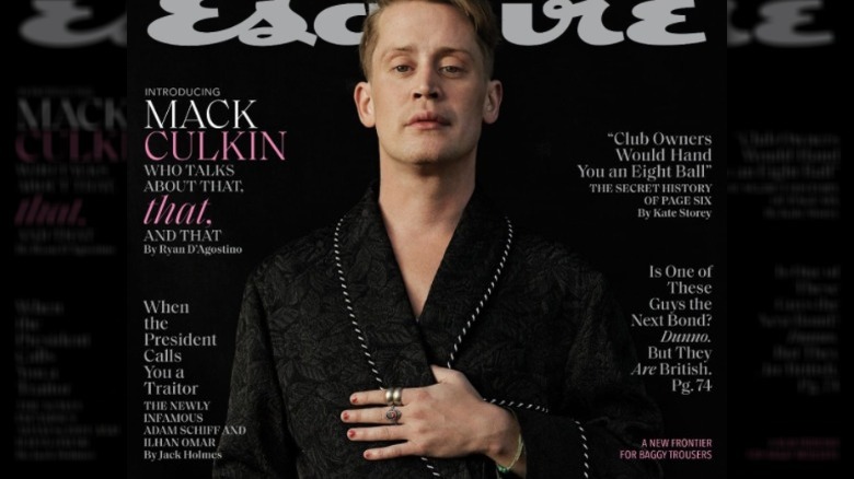 Macaulay Culkin Esquire cover