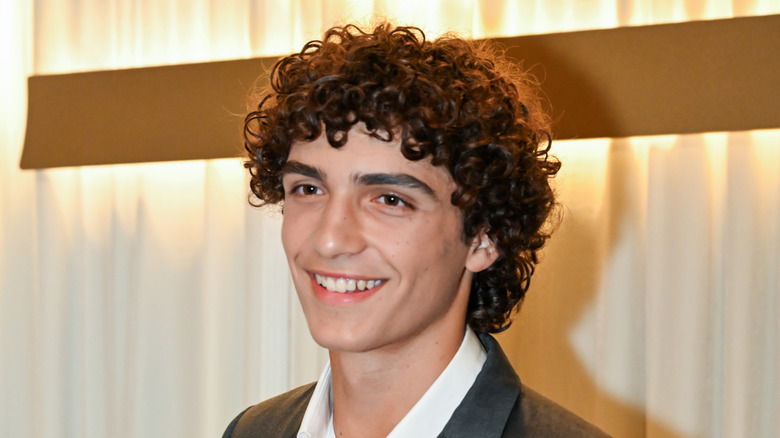 Levi McConaughey smiling red carpet