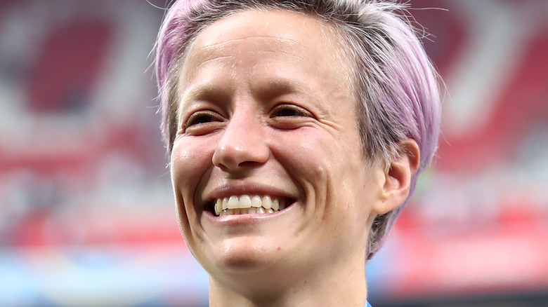 Megan Rapinoe pastel hair