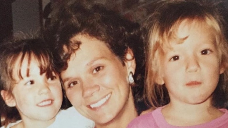 Megan Rapinoe with mom Denise and twin sister Rachael