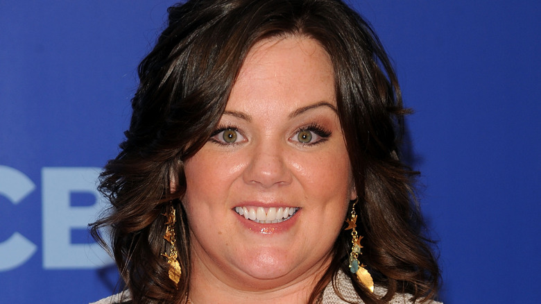 Melissa McCarthy smiling at a CBS event