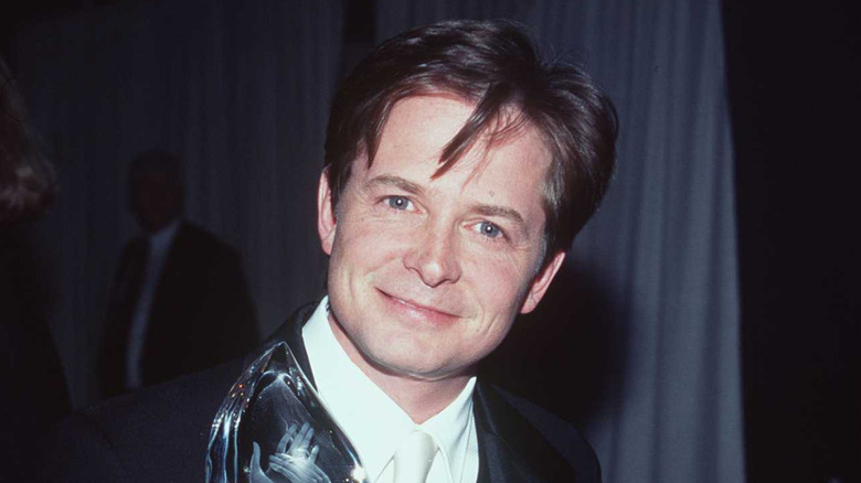 Michael J. Fox tilting head