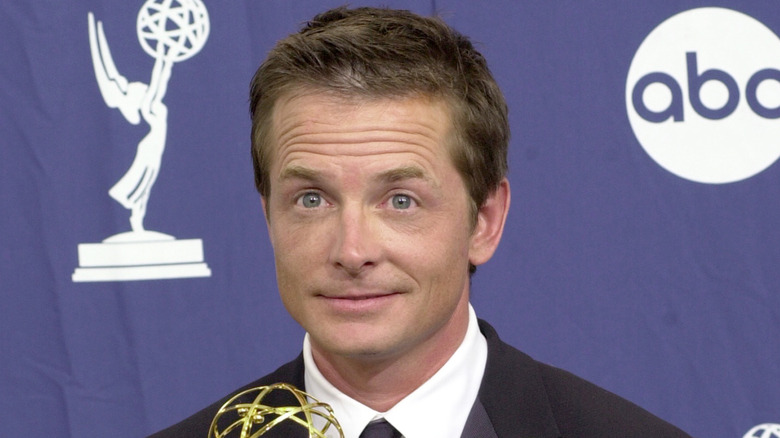 Michael J. Fox with eyes wide open