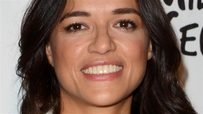 Michelle Rodriguez smiling