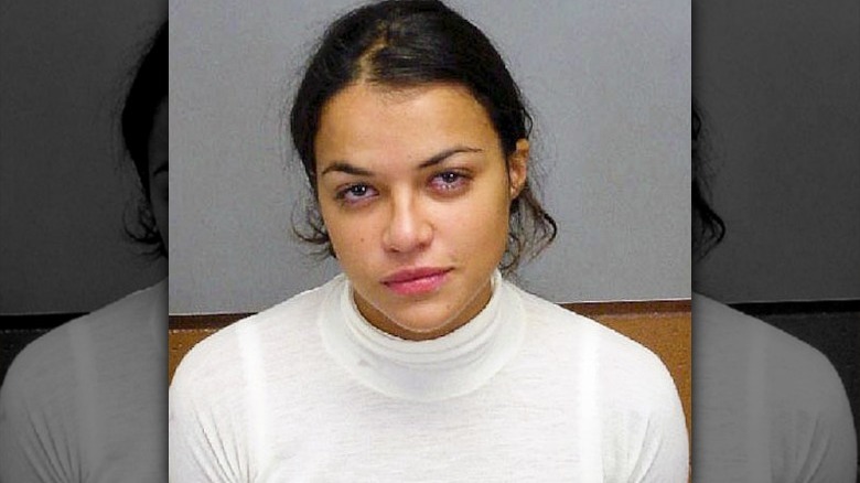 Michelle Rodriguez's mug shot