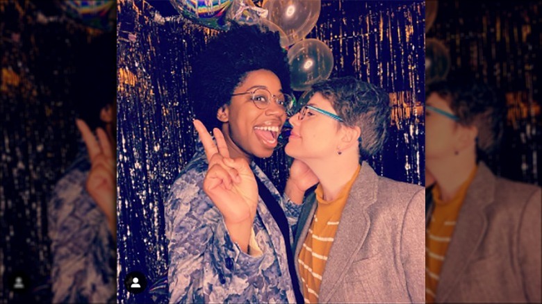 Diona Reasonover with her wife Patricia Villetto