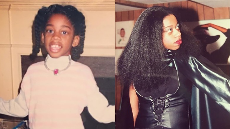 Diona Reasonover as a child and at 16