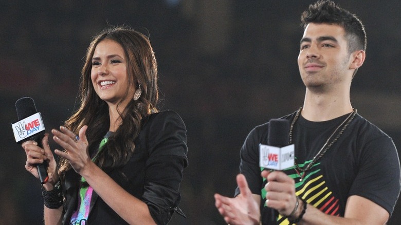 Nina Dobrev and Joe Jonas on We Day