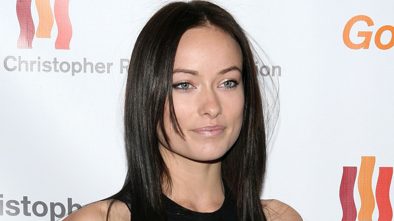 Olivia Wilde dark hair