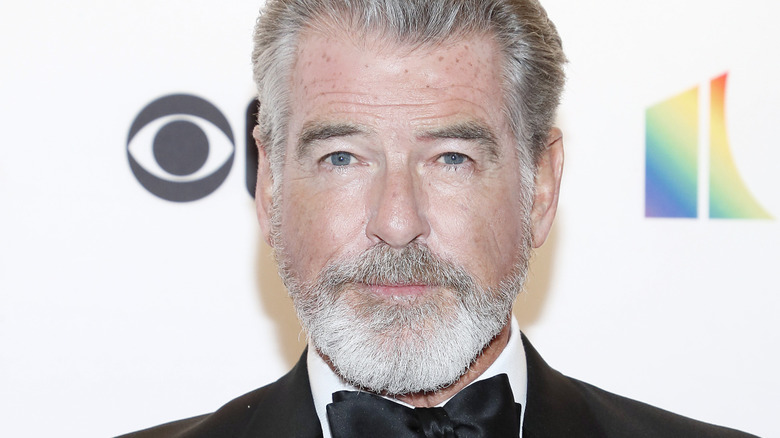 Pierce Brosnan posing