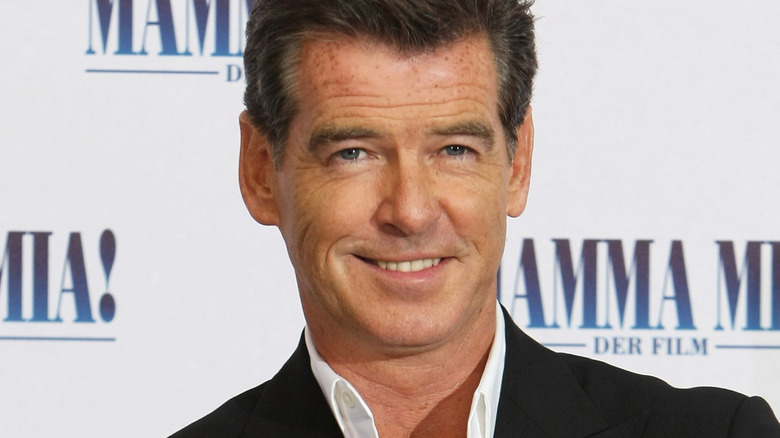 Pierce Brosnan at the Mamma Mia premiere
