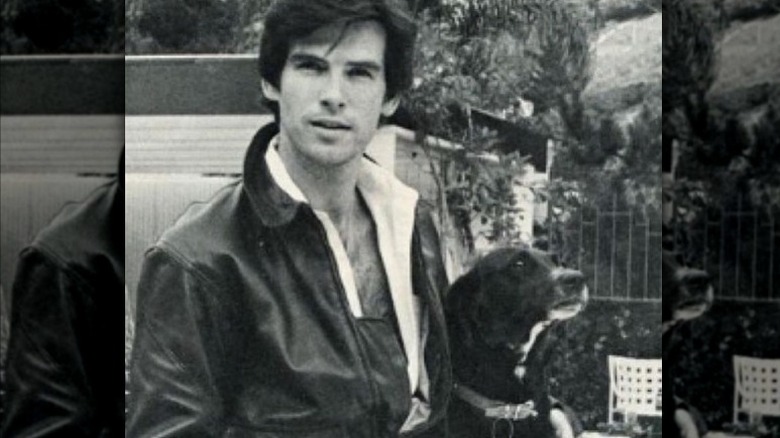 A young Pierce Brosnan