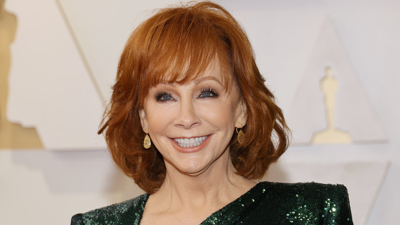 Reba McEntire smiling