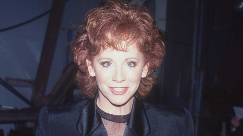 Reba McEntire wearing a blazer