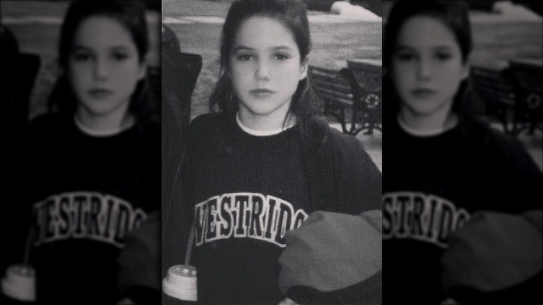 Sophia Bush as a preteen