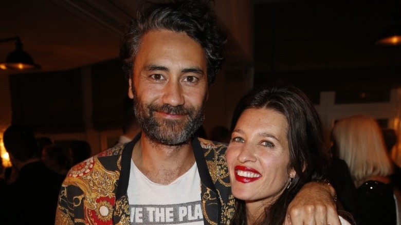 Taika Waititi with Chelsea Winstanley