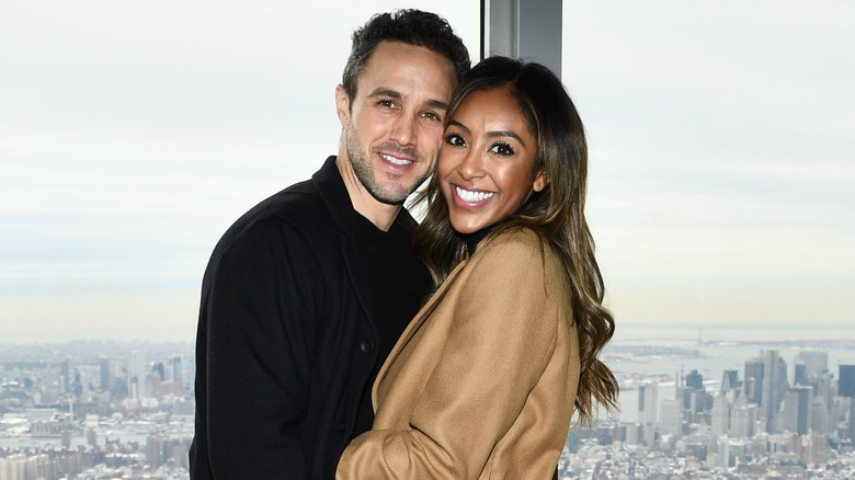 Zac Clark and Tayshia Adams in New York