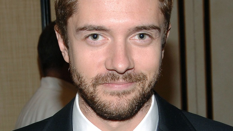 Topher Grace with beard