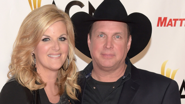 Trisha Yearwood and Garth Brooks at ACM Lifting Lives Gala