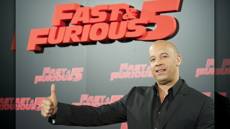 Vin Diesel Fast Five premiere
