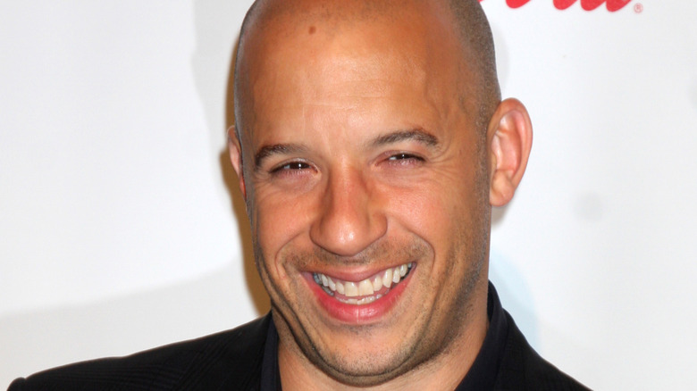 Vin Diesel laughing red carpet