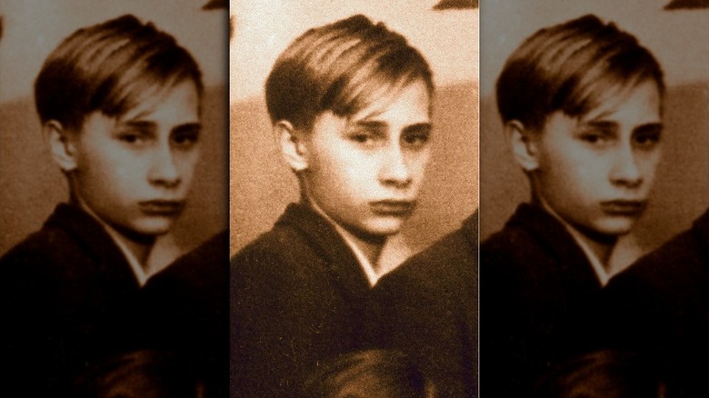 School photo of Vladimir Putin from 1966
