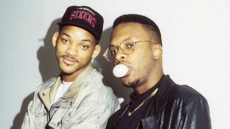 Will Smith and Jazzy Jeff posing