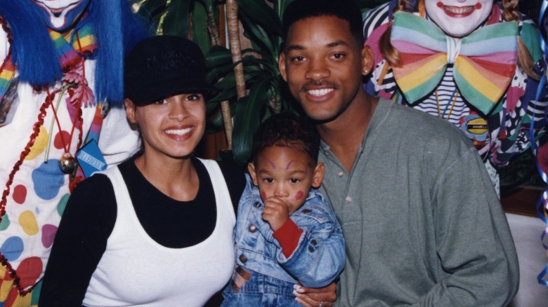 Sheree Zampino, Trey Smith, and Will Smith smiling