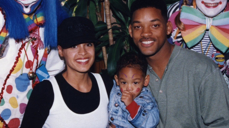 Sheree Zampino, Trey Smith, and Will Smith smiling